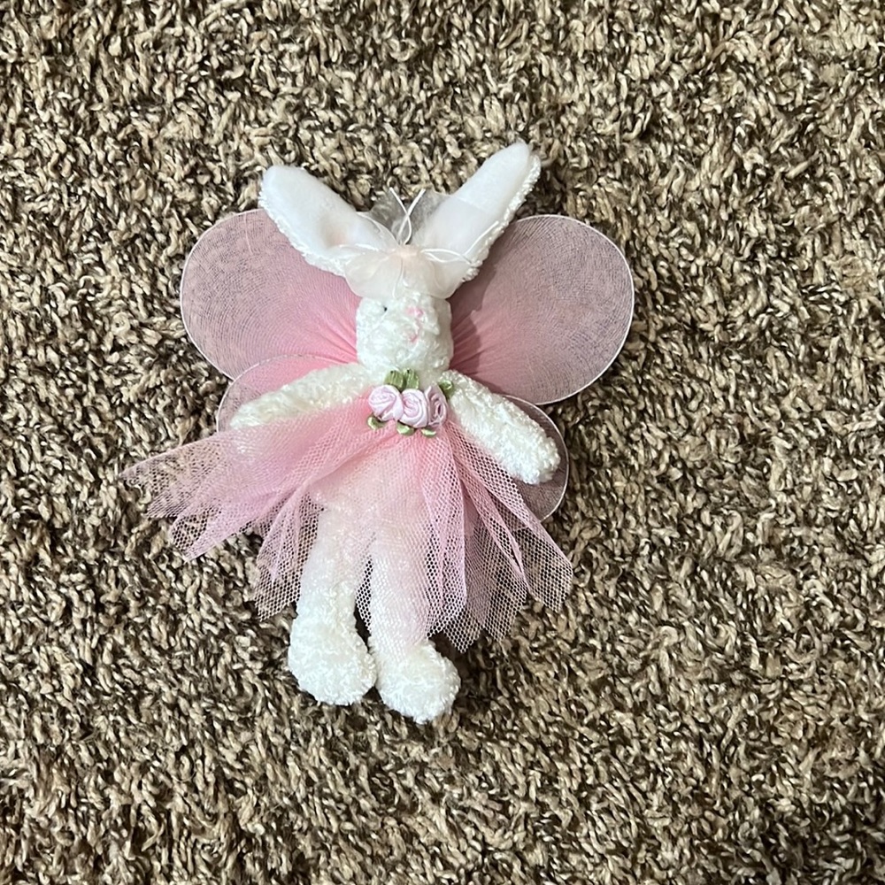 Baby girl bunny butterfly gift
